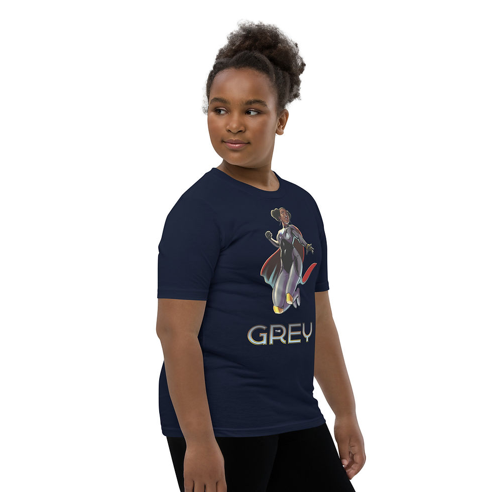 Thumbnail: "The Grey" Youth Short Sleeve T-Shirt