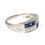 Thumbnail: Art Deco Sapphire Diamond Engagement Ring