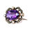 Thumbnail: Antique Amethyst and Diamond Brooch