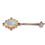 Thumbnail: Victorian Opal Diamond Comet Brooch