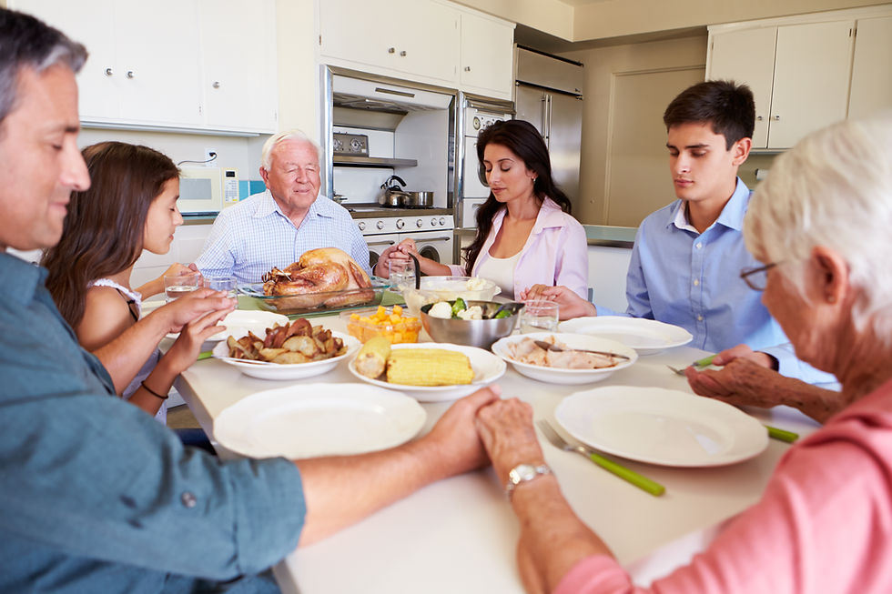 Hispanic multigenerational family at Thanksgiving. Represents the need for counseling for families and emdr for teens in katy tx. Also represents family counseling katy tx and counseling for teens 77494.