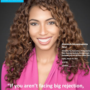 Joined NYU Stern For A "Diversity and Entrepreneurship" Panel