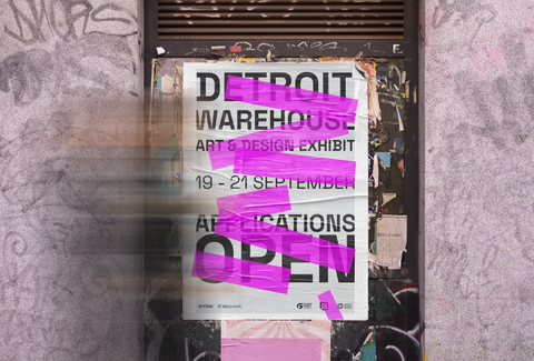 DETROIT WAREHOUSE | Detroit Art & Design Fair 2025 – Brand Identity