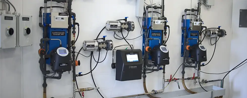 A BactoSense hanging on a wall