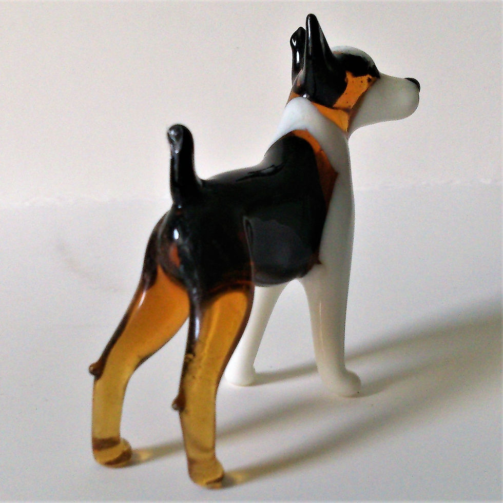 Rat Terrier Dog Glass Souvenir