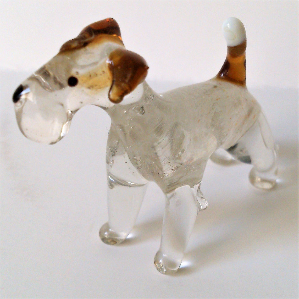 Fox Terrier Dog Glass Gift
