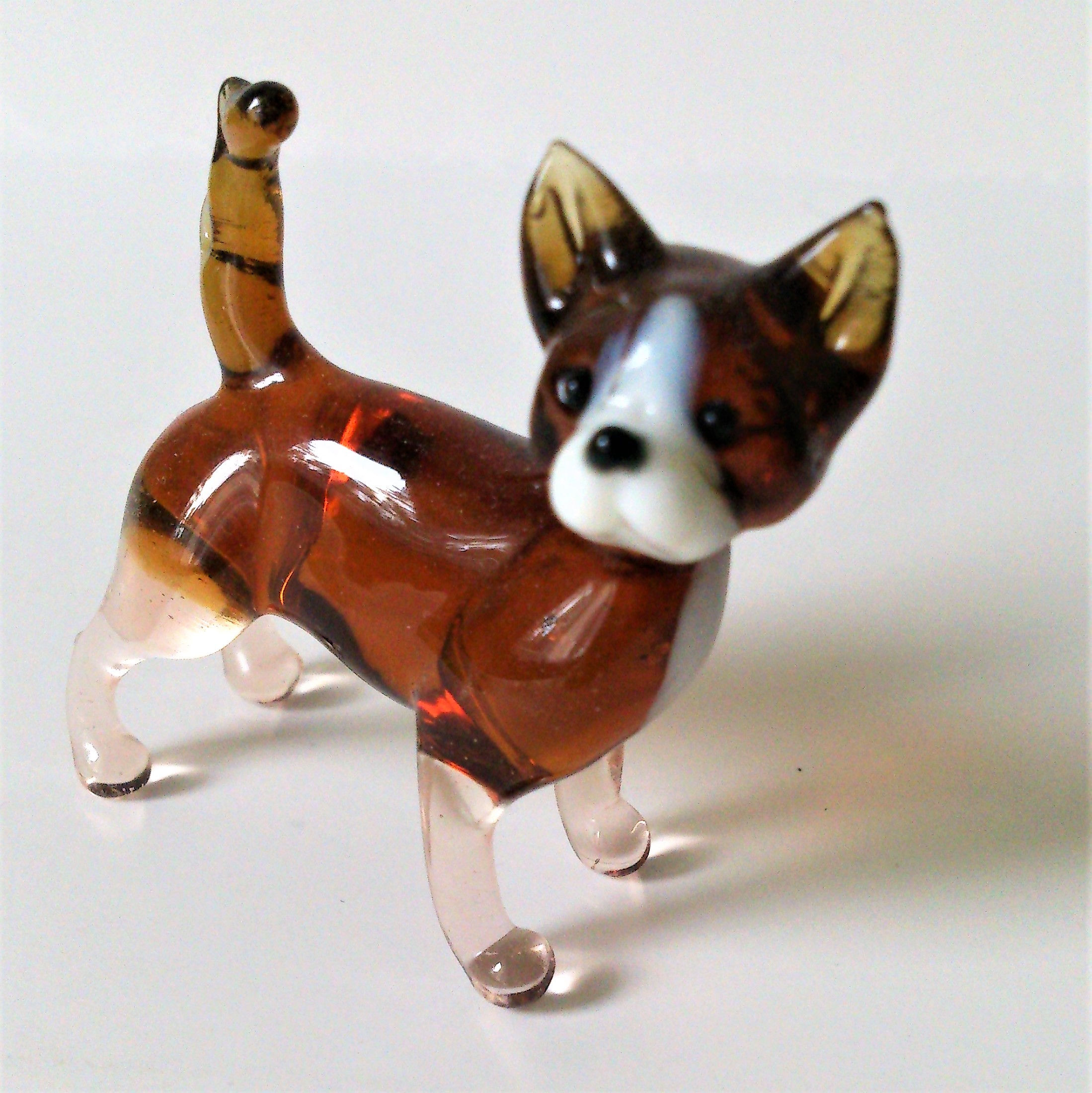Toy Terrier Dog Glass Souvenir
