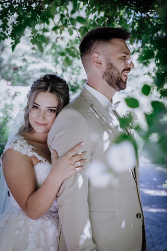 Brautpaar Shooting nach der Trauung im Allgäu Hochzeitsfotograf