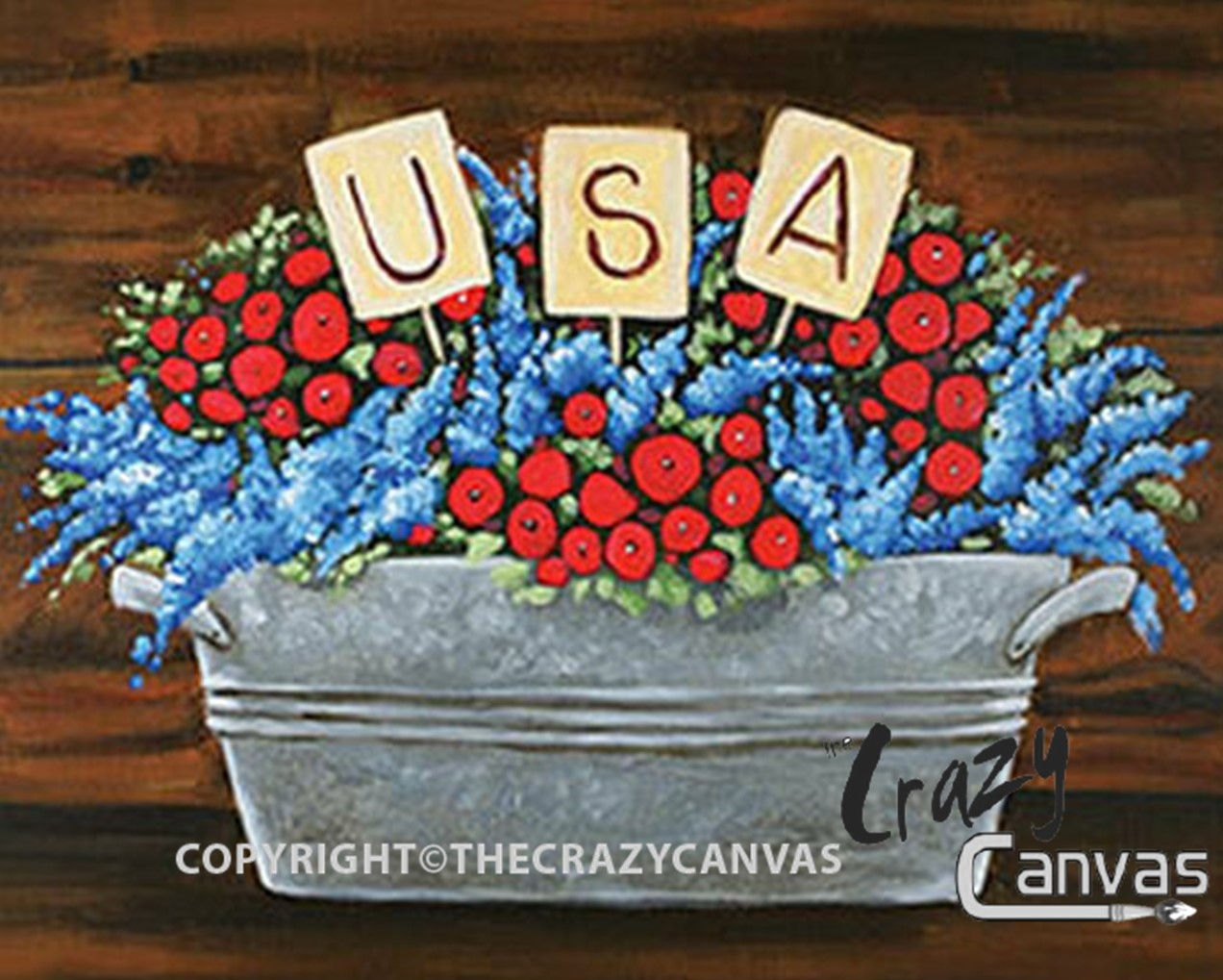 Patriotic Planter