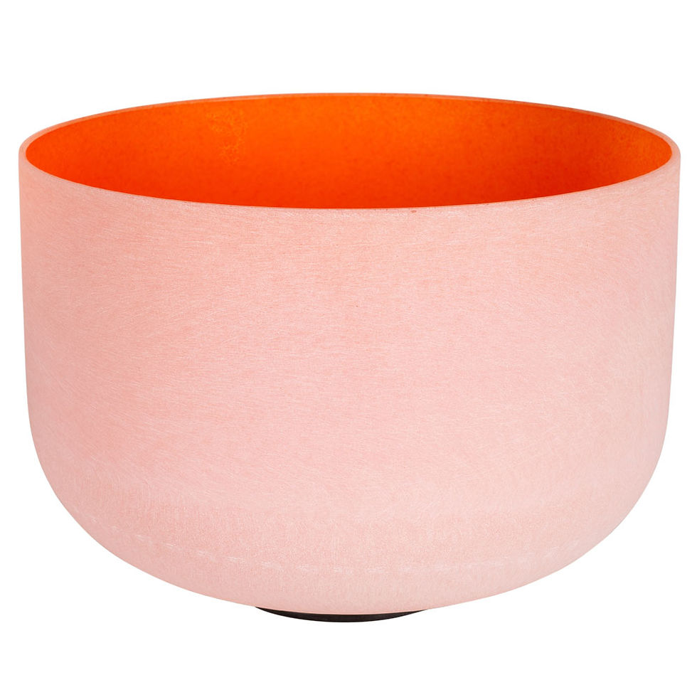 Thumbnail: 10" Colored Crystal Singing Bowl
