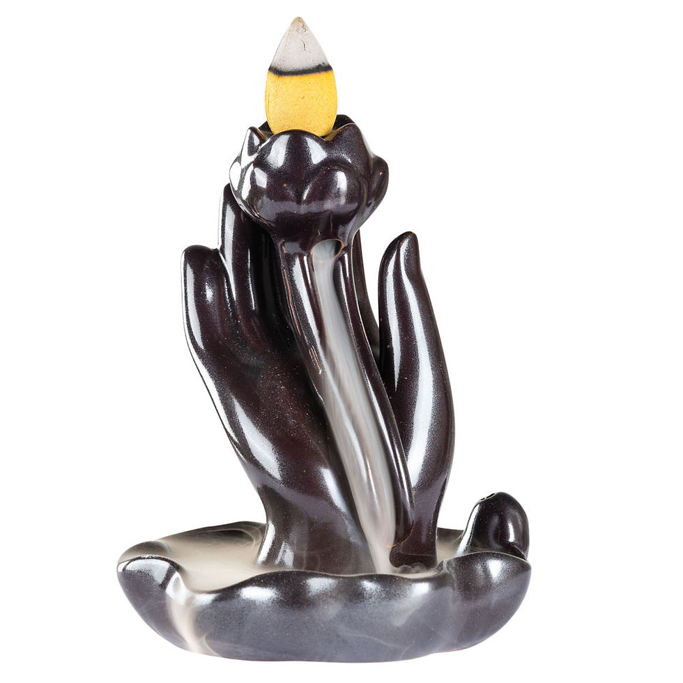 Thumbnail: Hand with Lotus Backflow 4" Cone burner
