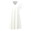 Thumbnail: Female Dress Women V Solid Button Lace Neck Women'S Dress