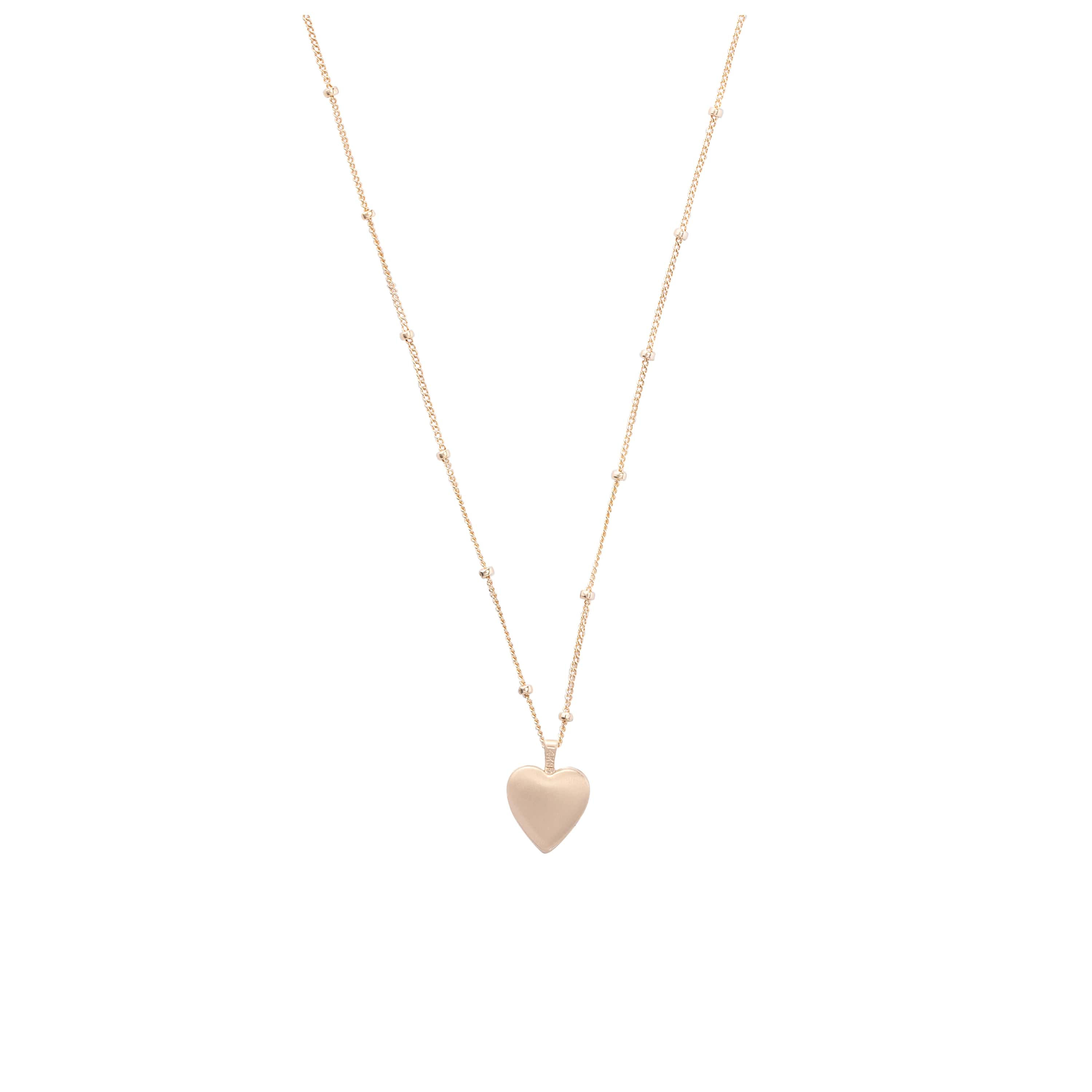 HEART LOCKET SATELLITE NECKLACE