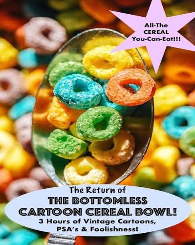 Bottomless Cartoon Cereal Bowl
