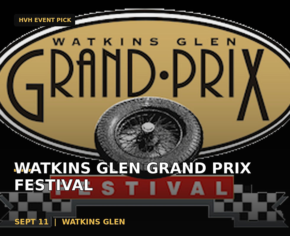 Watkins Glen Grand Prix Festival event flyer