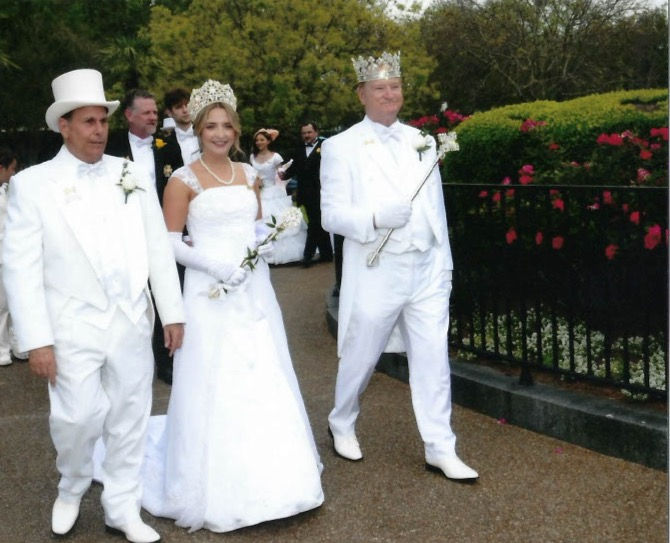 The Spring Fiesta Grand Promenade in Jackson Square