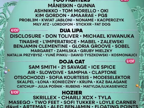 Foo Fighters: setlist do show no Open'er Festival, Polônia - 03/07/2024