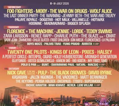 Foo Fighters: setlist do show no Mad Cool Festival, Espanha - 08/07/2026