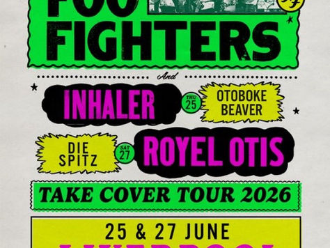 Foo Fighters: setlist do show em Liverpool, Inglaterra, 2ª noite - 27/06/2026