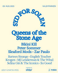 Queens of The Stone Age: setlist do show no Syd For Solen Festival, Dinamarca - 09/08/2025