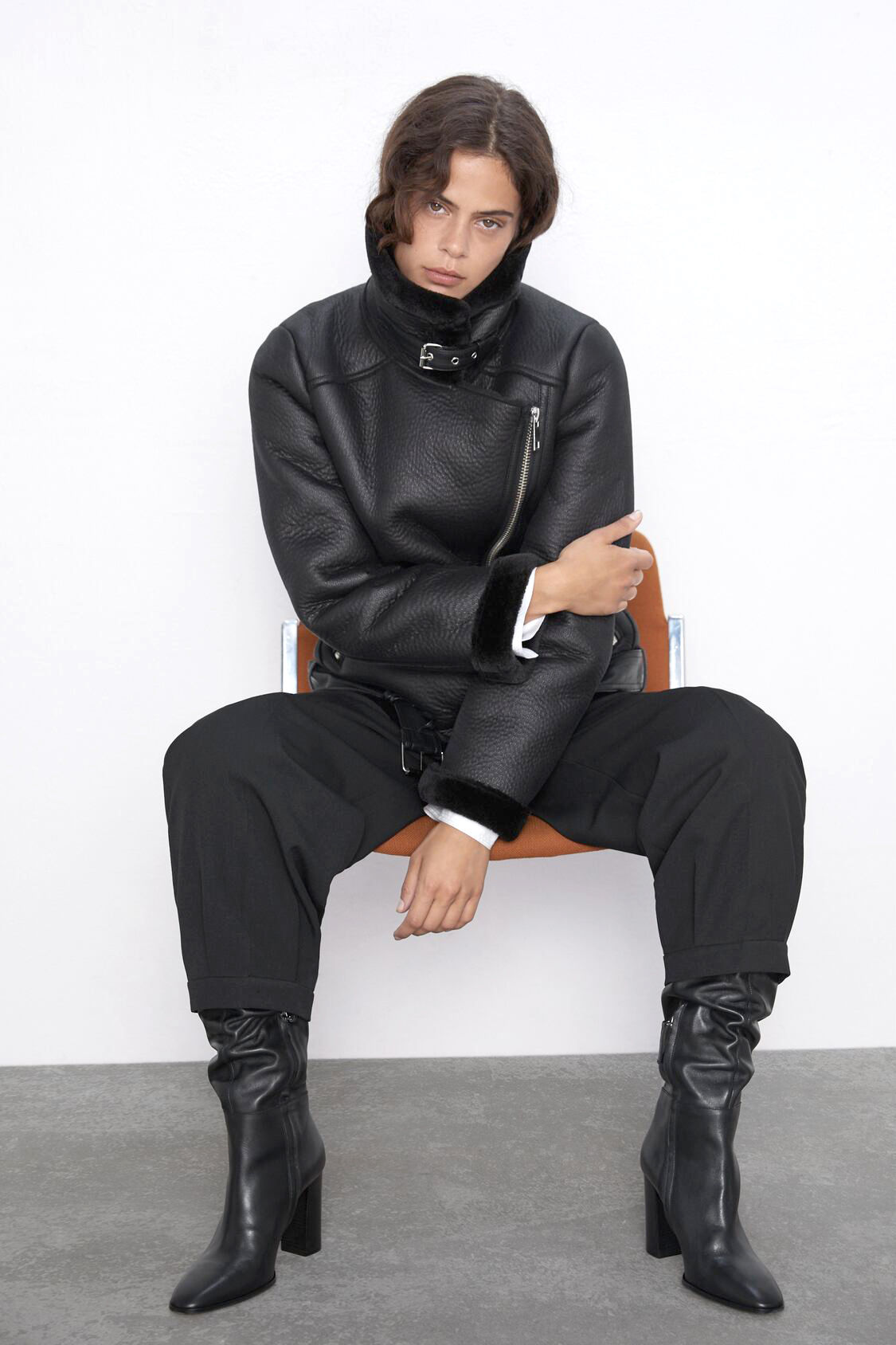 JAQUETA BIKER ZARA