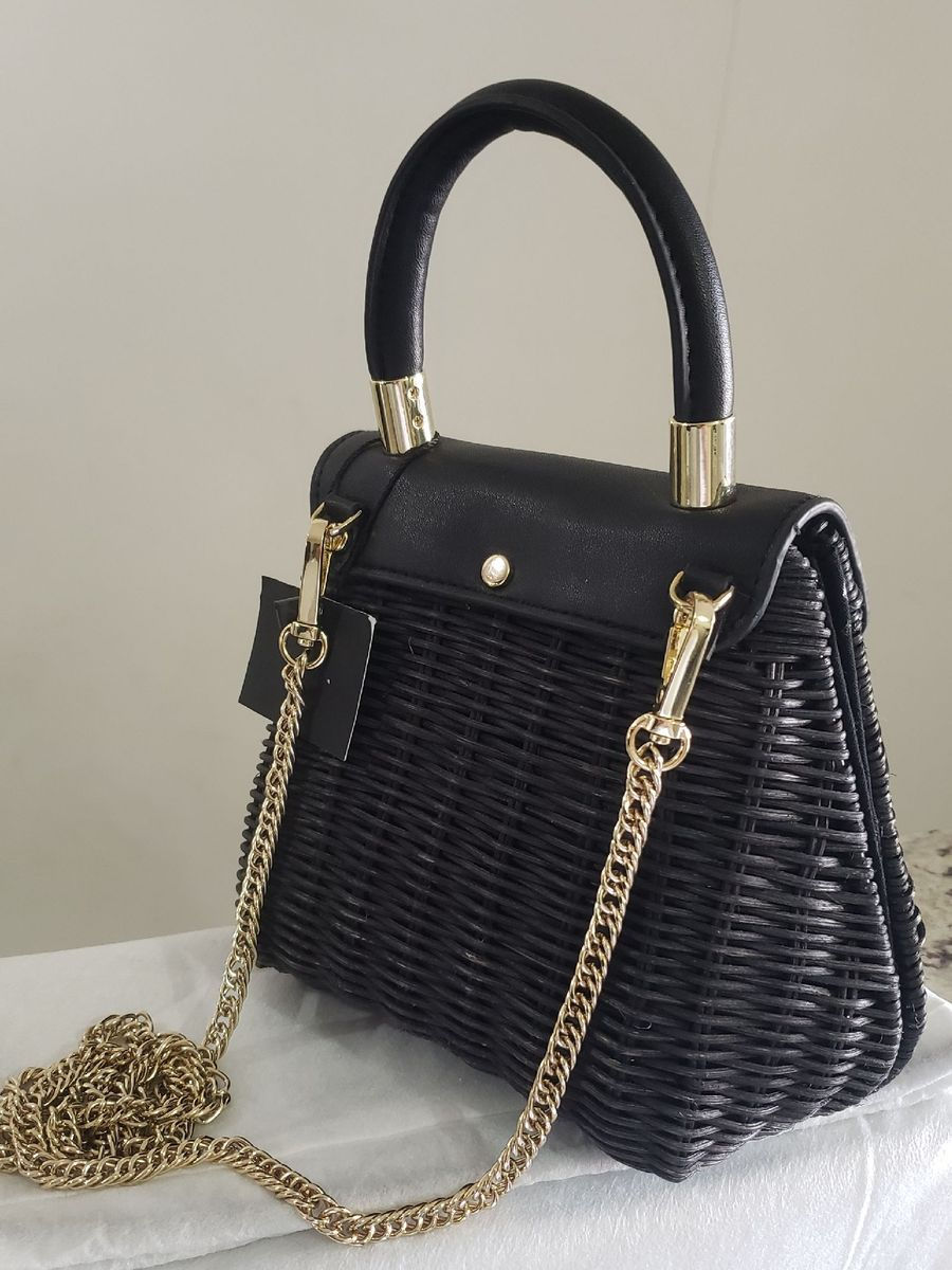 Miniatura: BOLSA ZARA PALHA