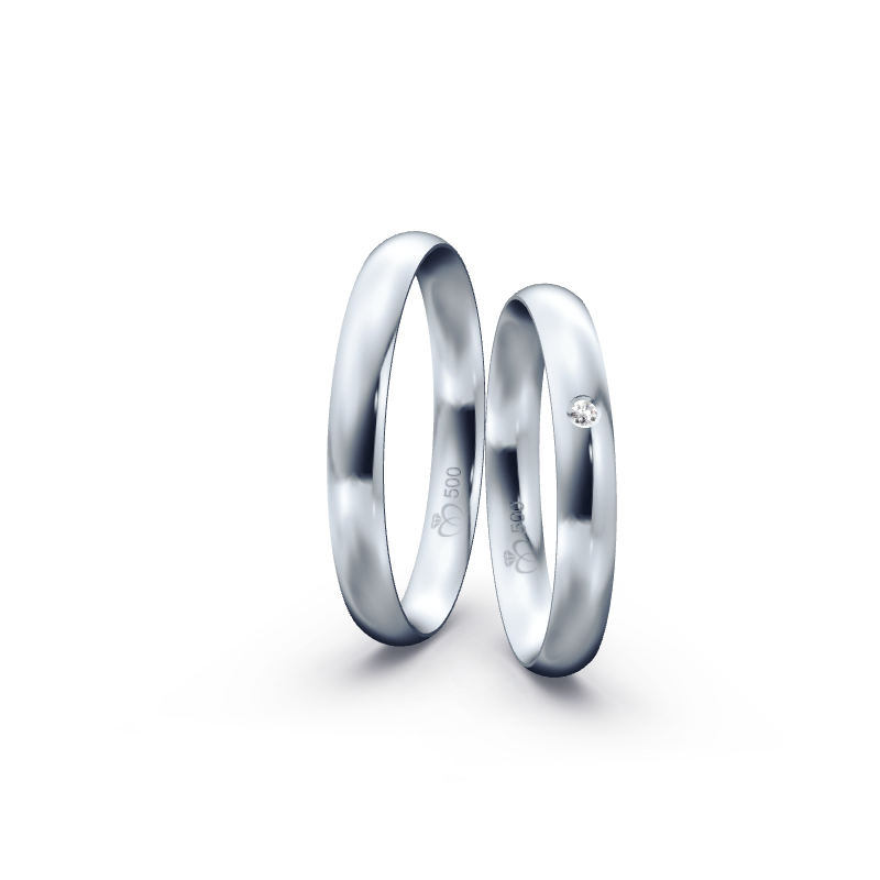 Trauringe TL9989 - Palladium