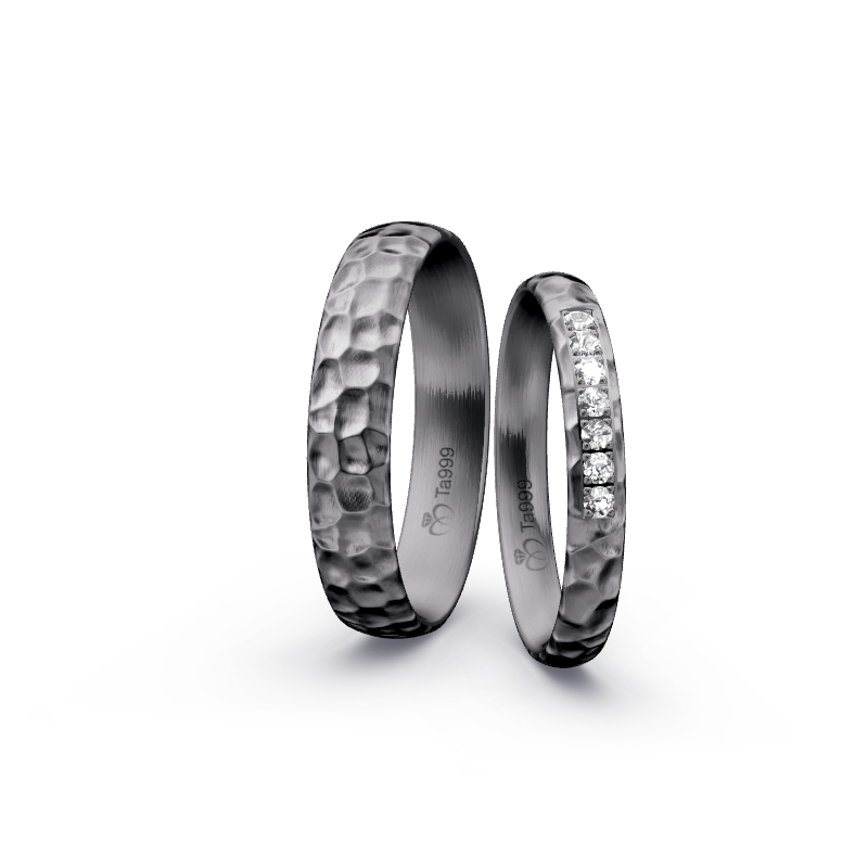 Trauringe TL2945 - Tantal (Kies) | 999er Tantal Ring