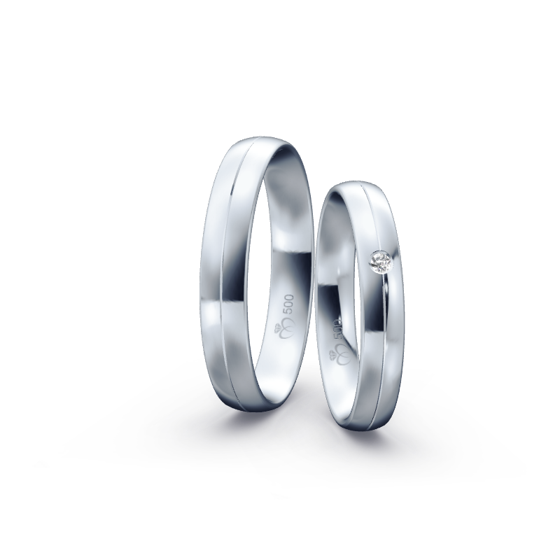 Trauringe TL9709 - Palladium