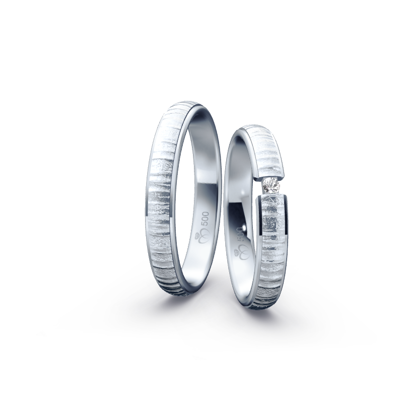 Trauringe TL9655 - Palladium