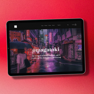 Website on iPad