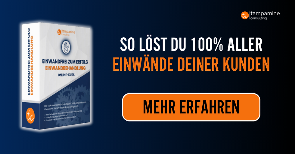 Online-Kurs Einwandbehandlung mit dem Namen Einwandfrei zum Erfolg