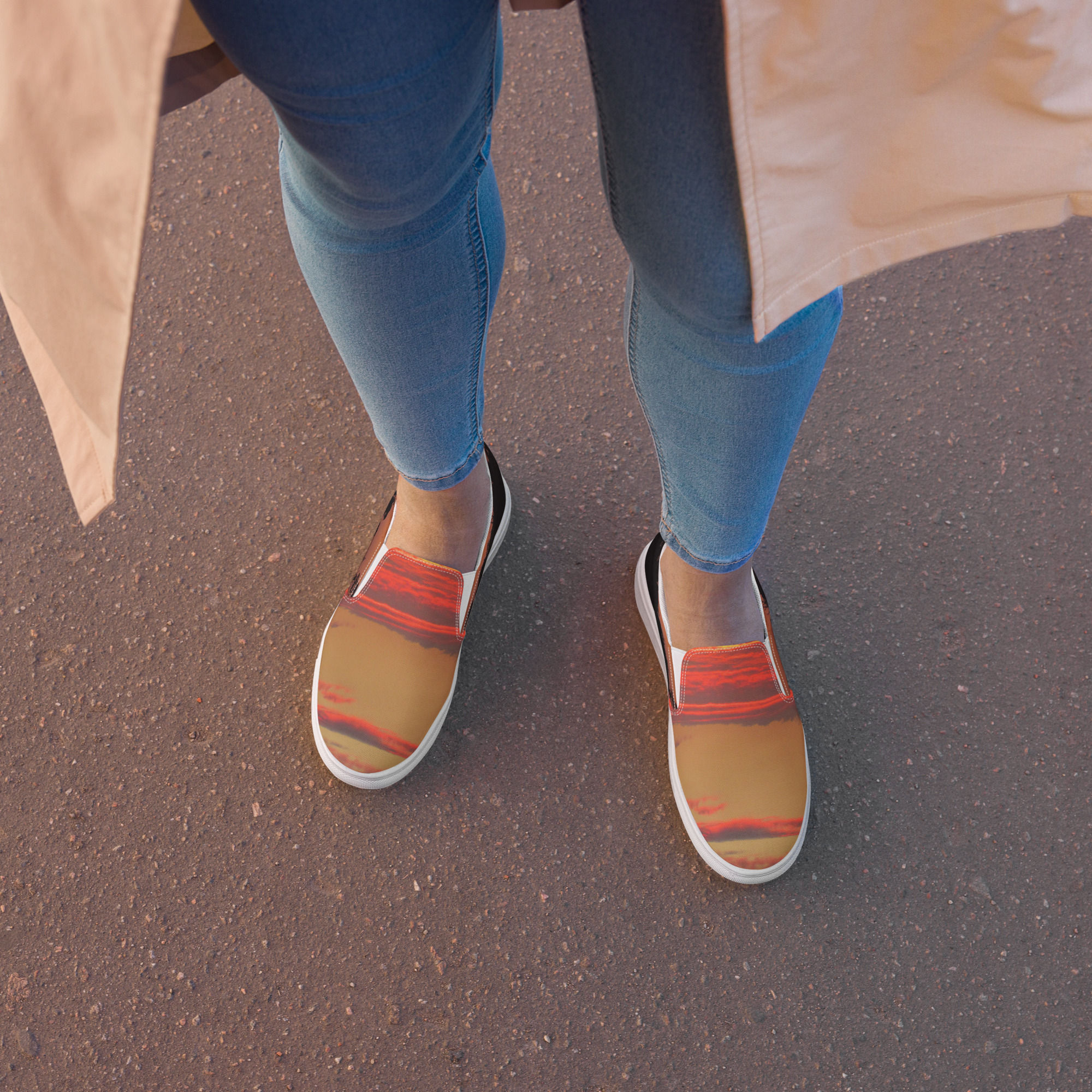 Women’s slip-on Sunset canvas shoes