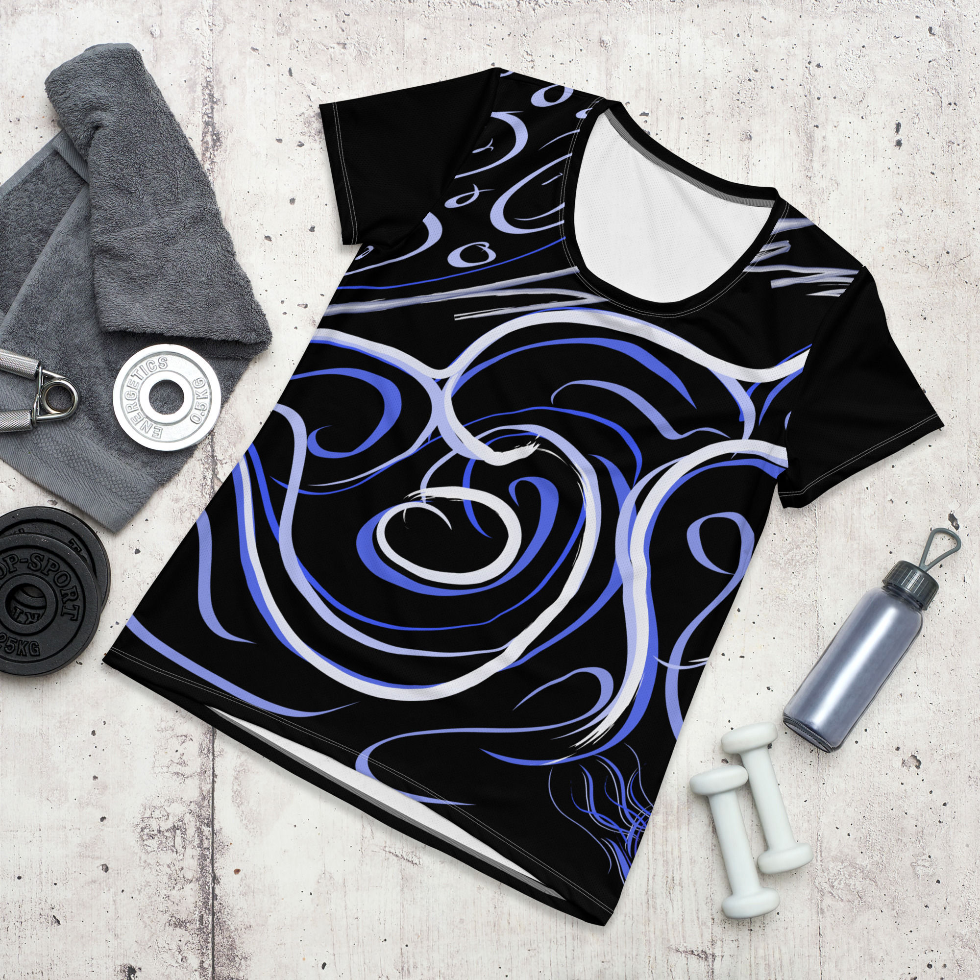 Night Flight Women's Athletic T-shirt