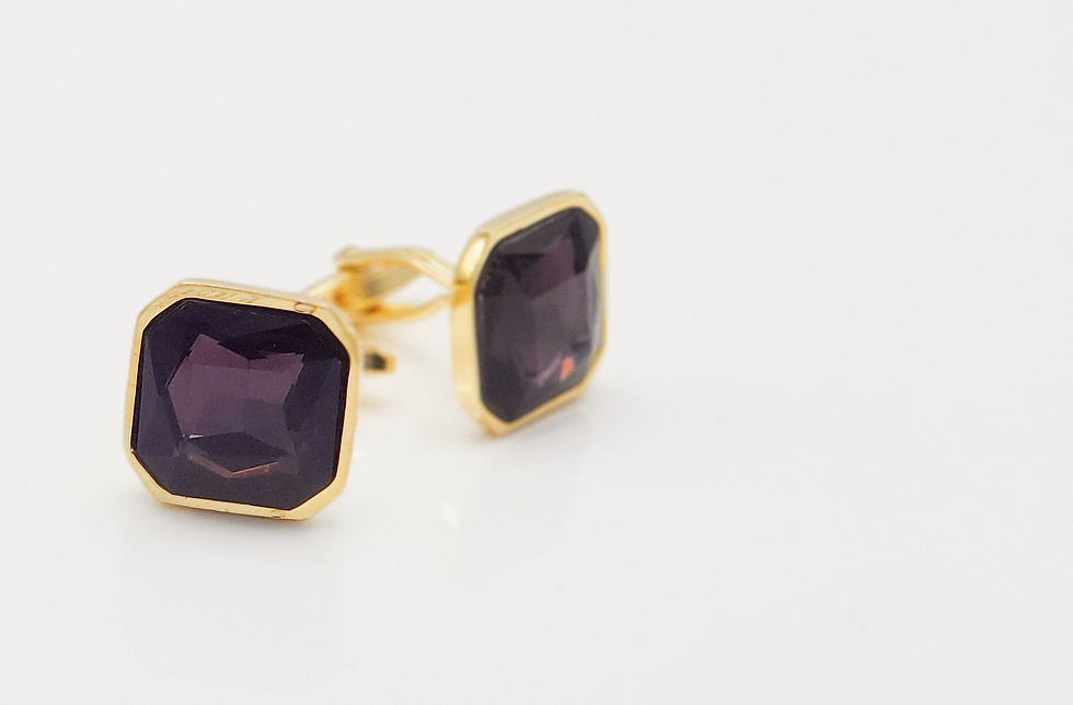 Thumbnail: Diamond Cut Gem Cufflinks
