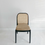 Thumbnail: Modern Caneback Chair - black