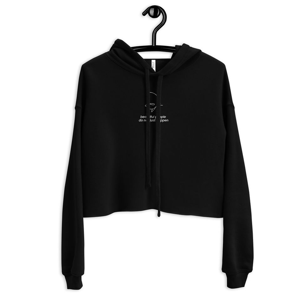 Thumbnail: beautiful people crop hoodie