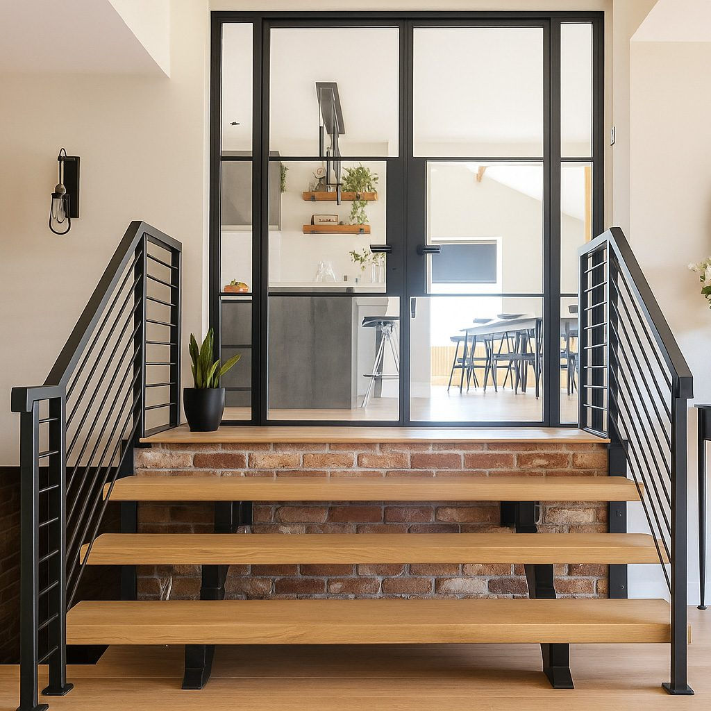 The Vulcan Series: Ultra-Slim Profile Steel Double Entry Door