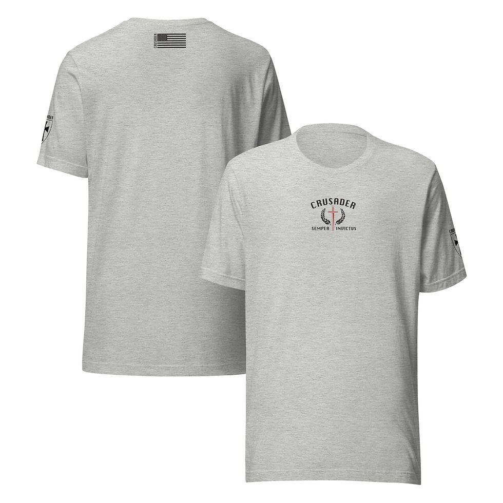 Thumbnail: CG Black and Crimson Red Center Crest TS