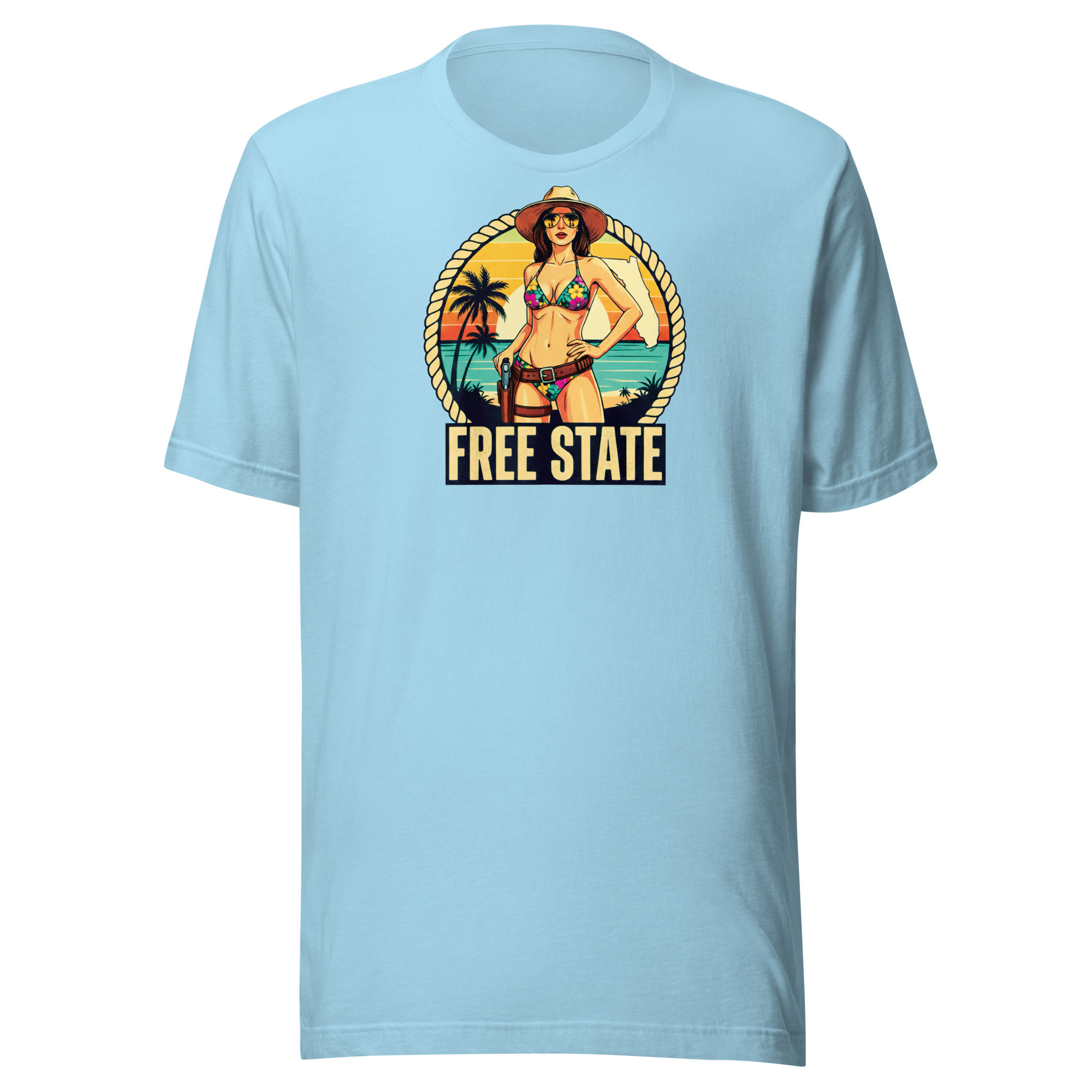 SYG Vintage Brunette TS - Ocean Blue