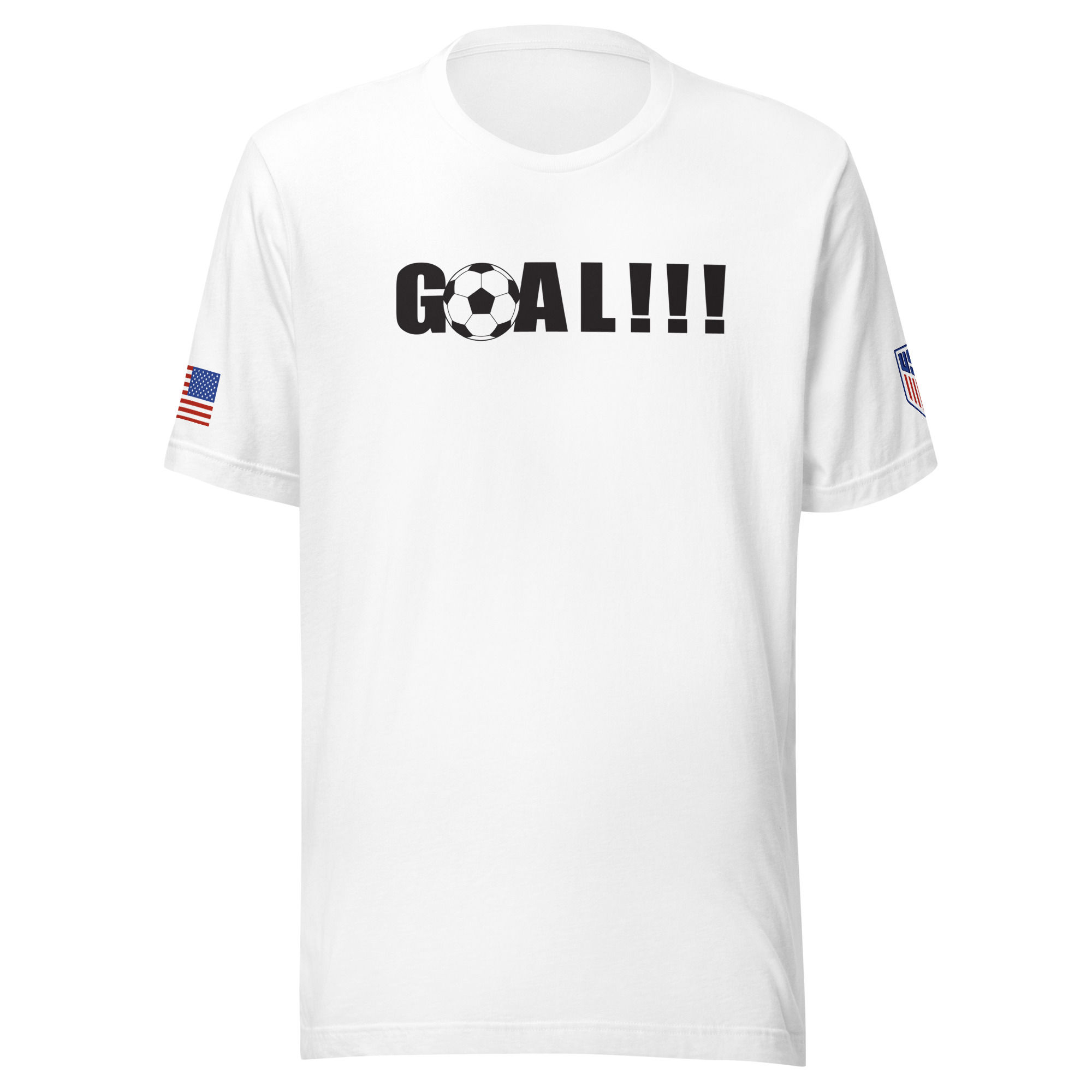 FB GOAL White Unisex t-shirt