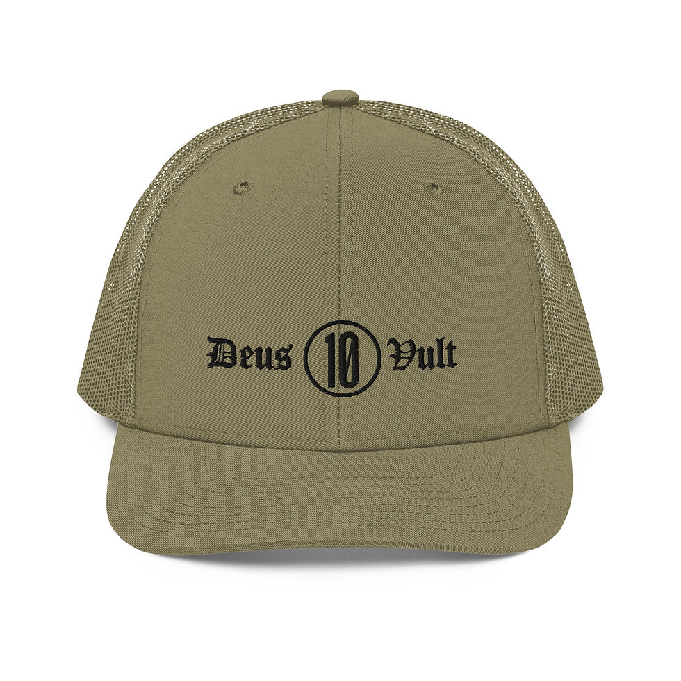 Thumbnail: CG Black Deus Vult Snapback Embroidered