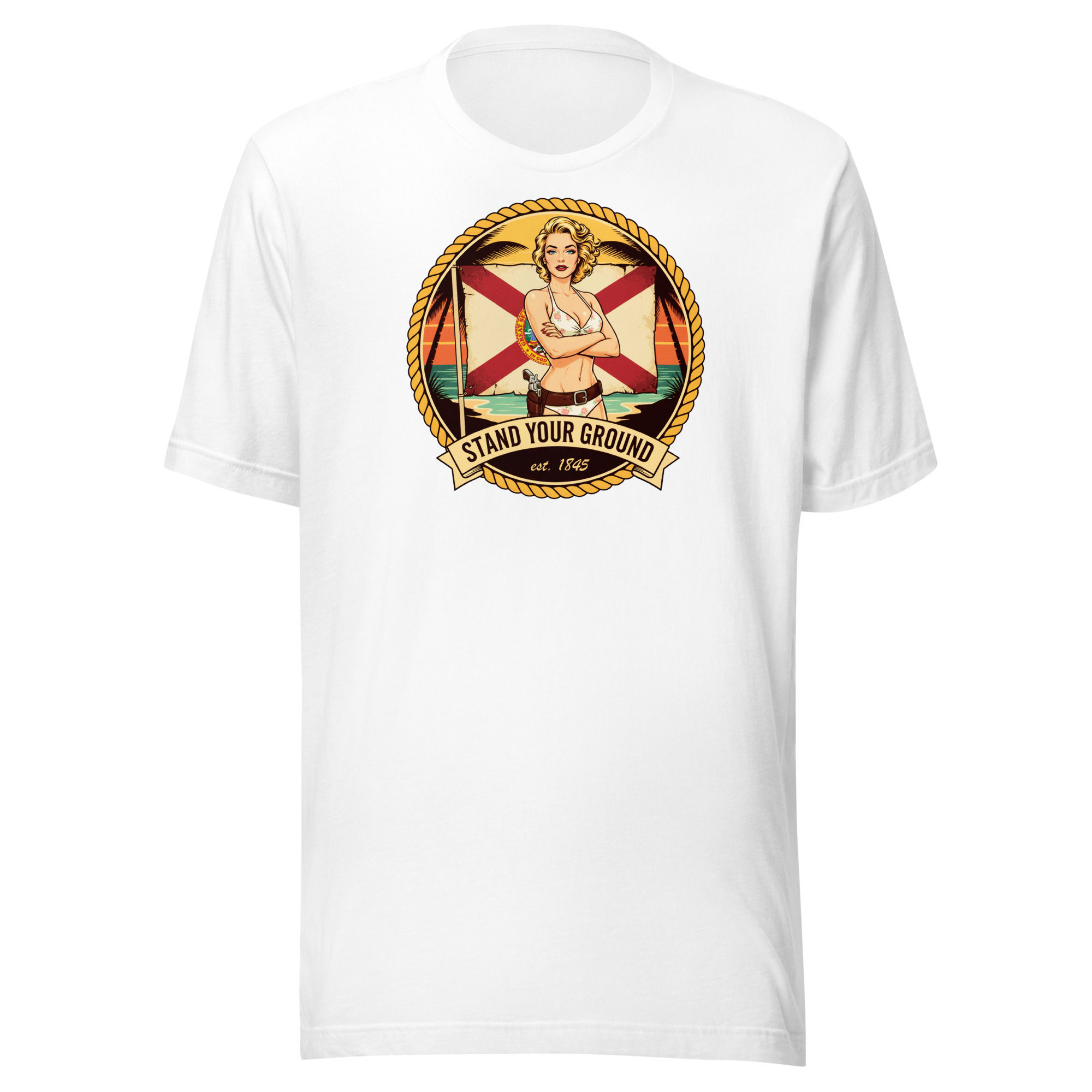 SYG Vintage Blonde TS - White