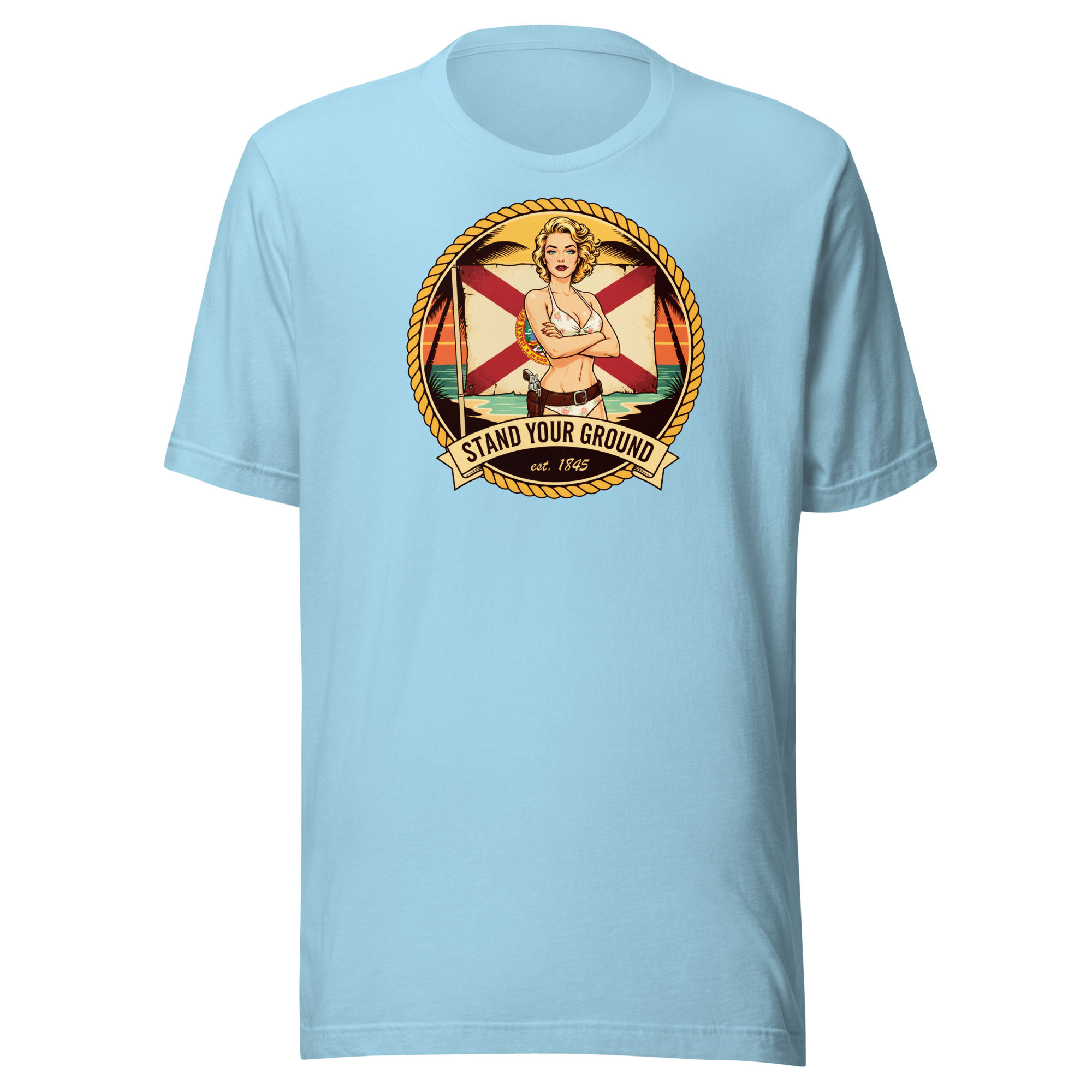 SYG Vintage Blonde TS - Ocean Blue