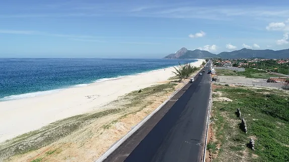 Get Wallpaper Praia De Itaipuacu Tera Estrutura De Contencao Contra Ressacas For iPhone