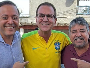 Quaquá e Rodrigo Neves no “Encontro de Lideranças” com Eduardo Paes em SG