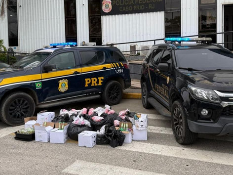PF e PRF apreendem drogas na Região dos Lagos