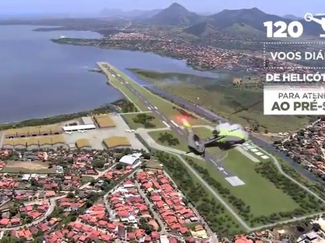 Pesquisa: Aeroporto de Maricá alcança 95% de aprovação entre passageiros do setor offshore