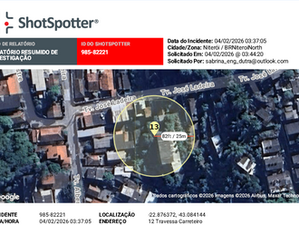 Sistema ShotSpotter auxilia ação das forças de segurança em Niterói
