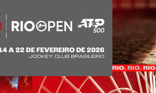 Arte de Marcos Chaves ilustra o cartaz do Rio Open 2026
